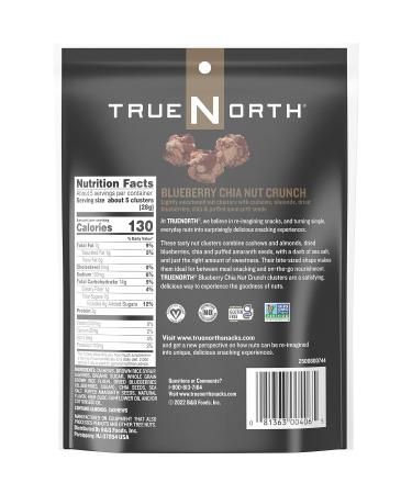 True North Blueberry Chia Nut Crunch Clusters 5oz (Pack of 6) - Buy Online on GoSupps.com