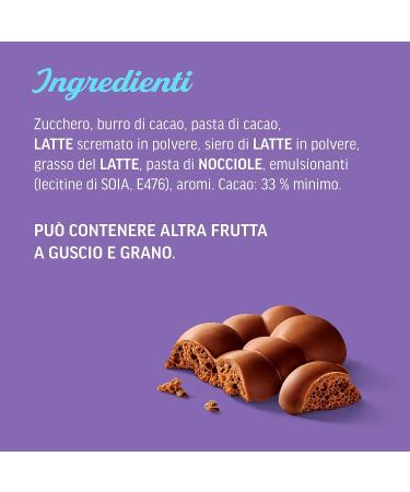  Milka Milka Bubbly aerated Alpine milk chocolate tablet - 14 x 90 g - Buy Online on GoSupps.com