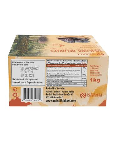 NABALI FAUMOST Medjool Dates - 100% Natural Fresh & Vegan | Preservative-Free Honey-Sweet Caramel Delight (1 kg Pack) - Buy Online on GoSupps.com