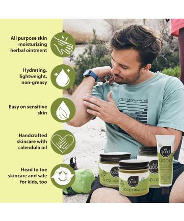 All Good Goop Organic Calendula Ointment | Chafing Cream Dry Skin Salve & Lip Moisturizer | Soothes & Hydrates | Skin Recovery Balm (1 oz) - International Shipping Available - Buy Online on GoSupps.com