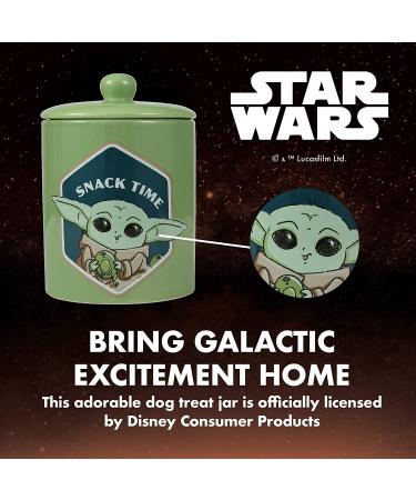 Star Wars Ceramic Dog Treat Jar with Lid - Pet Treat Container and Food Storage - Dog Canister for Treats - 7.3 x 5.1 inches - Buy Online on GoSupps.com