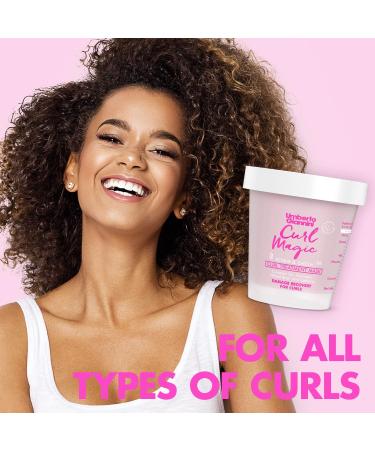 Umberto Giannini Curl Magic Hair Mask - Vegan & Cruelty-Free Repair Treatment with Seaweed & Caffeine - 230ml - Buy Online on GoSupps.com