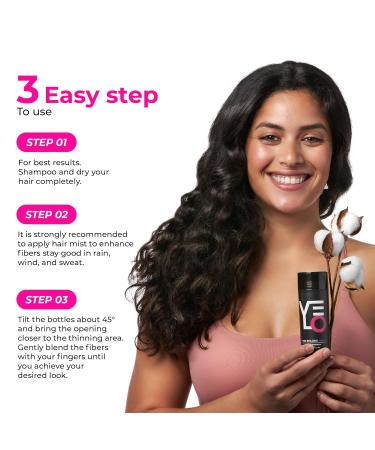 VELO Hair Building Fibers for Thinning Hair - Dark Brown 30g | Instant Volume & Fuller Look for Men & Women - Conceals Hair Loss Long Lasting Solution - Buy Online on GoSupps.com