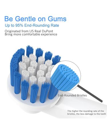 WOJASAL 12 Pack Oral B Braun Compatible Precision Clean Refill Heads - Buy Online on GoSupps.com