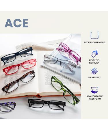 Buy Black Lightweight Reading Glasses | Comfortable 4 Pack for Men & Women | +1.50 RRRR32-1 - Buy Online on GoSupps.com
