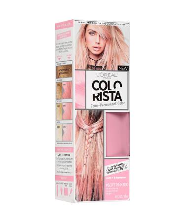 L'Oreal Paris Colorista Soft Pink Semi-Permanent Hair Color for Light Bleached Blondes - Buy Online on GoSupps.com
