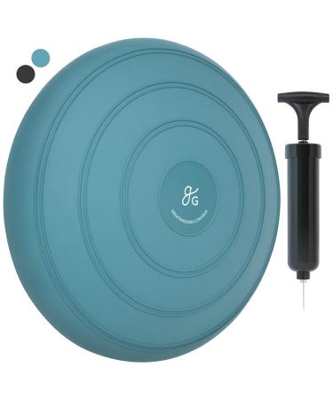 Greater Goods Core Balance Disc - Wobble Cushion for Balance, Exercise, Rehab, and Active Sitting | Extra Thick Balance Board with Premium Matte Finish | Designed in St. Louis Deep Sky Blue