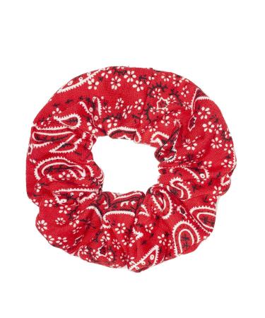 Paisley Bandana Scrunchies 5PCS - Cotton Print Hair Ties for Women - Buy Online on GoSupps.com
