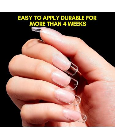 Makartt 504Pcs Soft Gel Full Cover Nail Tips - Medium Square False Nails for Salons & DIY Nail Art - Matte Finish, No Crease - 12 Sizes - Buy Online on GoSupps.com