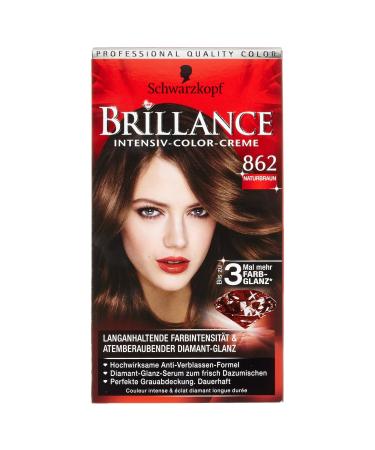 Schwarzkopf Brillance Coloration Level 3 862 Natural Brown 143 ml