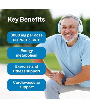 Organika Taurine Ultra Strength- 1000mg- Supports Cardiovascular Health 3000mg Daily Dose- 240vcaps SUPPLEMENT - Buy Online on GoSupps.com