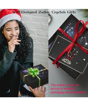 Leo Zodiac Crystal Set | Birthstone Gemstones for Women | Chakra Charms & Healing Stones | Astrology Decor Gift Kit - Buy Online on GoSupps.com