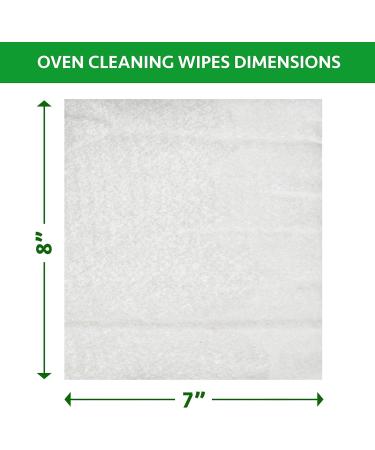 Degreasing Oven Cleaning Wipes - 20 Wipes | Powerful Grease Removal for Kitchen | International Shipping Available - Buy Online on GoSupps.com