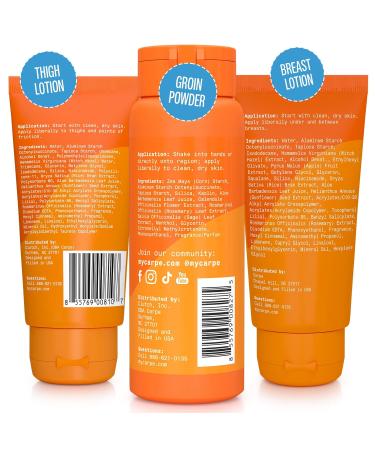Carpe Women's Sweat Bundle Deal (1x Breast Sweat Absorbing Lotion 1x Thigh Chafe Lotion 1x Groin Powder) Women's Deodorant - Helps Absorb Excessive Sweat w/ Odor Protection for Sensitive Lady Parts - Buy Online on GoSupps.com