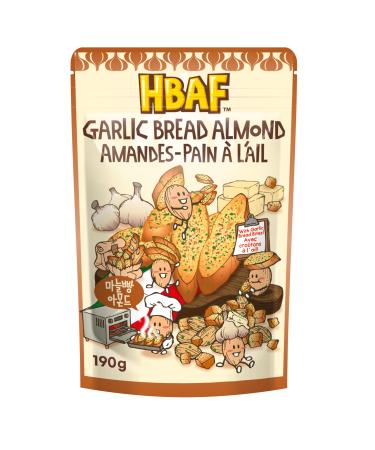 HBAF Roasted Almonds with Croutons Buttery Garlic Bread Nuts Snack Pack Mix from South Korea 190g