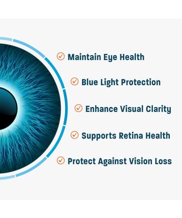 VISION PROTECTION AREDS 2 Eye Vitamin & Mineral Supplement for Ocular Health Natural Eye Institute AREDS 2 Study Formula with Lutein Vitamin C & Zeaxanthin 120 Mini Softgels - Buy Online on GoSupps.com