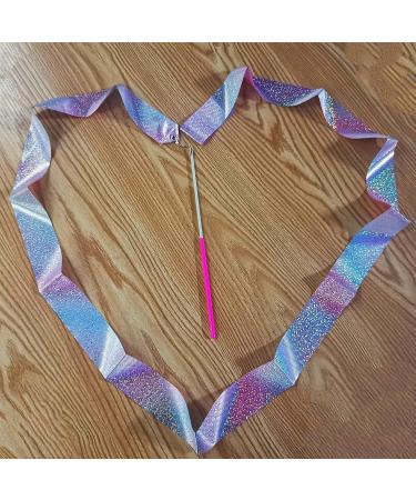 AITIME Sparkling Dance Ribbon Set - 78.7 Rhythmic Gymnastics Ribbons for Kids | Ideal for Dancer Play & Baton Twirling | Gymnastics Party Gift - Buy Online on GoSupps.com