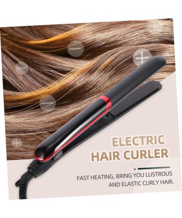 Dual-Purpose Portable Hair Straightener & Curler for Women - Adjustable Temperature Flat Iron - Buy Online on GoSupps.com