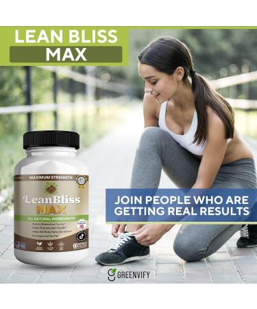 GREENVIFY LeafBliss Maximum Strength Natural Dietary Supplement 60 Capsules All Natural Ingredients Vegan Friendly Gluten Free Non-GMO 30-Day Supply (1) - Buy Online on GoSupps.com