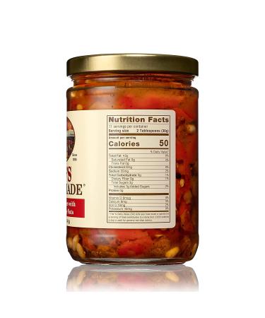 Rao's Homemade Roasted Peppers with Golden Raisins & Pine Nuts - 12 oz Jar - Buy Online on GoSupps.com