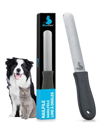 Bluepet 12 cm claw file nail file for removal of sharp edges & optimal claw care for dogs cats & small animals (1x fine)
