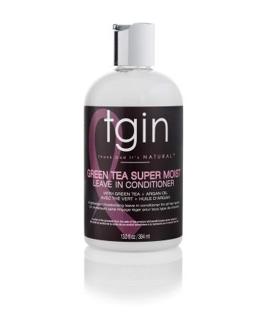 tgin Green Tea Super Moist Leave-in Conditioner For Natural Hair - Protective Styles - Dry Hair - Curly Hair - Promotes Growth - Lightweight - Natural Hair - Moisture - 13 oz 13 Fl Oz (Pack of 1)