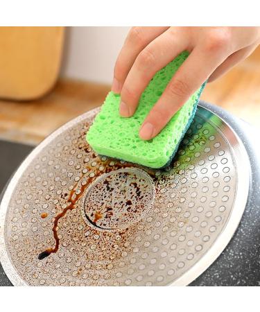 MCAORI 2 Pack Dish Sponge for Kitchen Dual-Sided Scrub Sponge Non-Scratch Sponges for Kitchen Dishwashing Household Cleaning - Buy Online on GoSupps.com