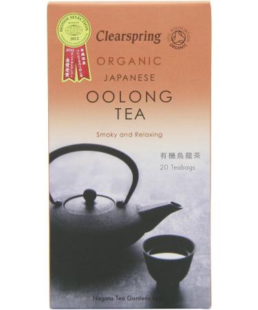 Clearspring Organic Japanese Oolong Teabags 36g - 20 Count, Pack of 1 - Buy Online on GoSupps.com