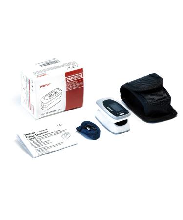 Contec Fingertip Pulse Oximeter Blood Oxygen Saturation Monitor with Pouch