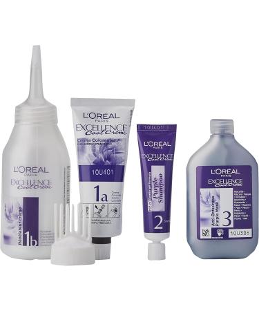 L'Or al Paris L'Oreal Paris Excellence Cool Creme Permanent Dye 8.11 Light Blonde Ash 260g - Buy Online on GoSupps.com