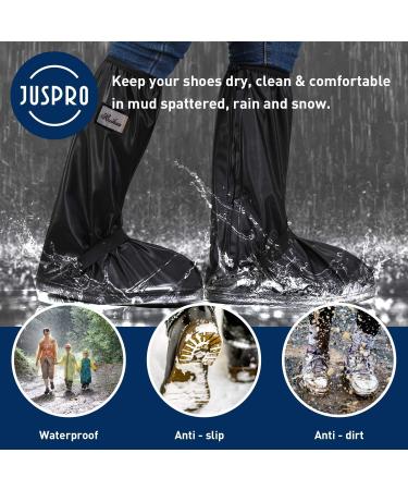 Waterproof Reflective Non-Slip Rain Boot Covers for Outdoor Activities - XL (1 Pair) - Buy Online on GoSupps.com