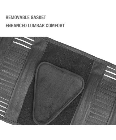Kenanlan Lordosis Support Belt Adjustable Waist Support & Protection for Sports | Comfortable & Removable Upholstery (M) | International Shipping Available - Buy Online on GoSupps.com