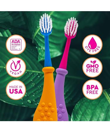 RADIUS Big Kidz Forever Replacement Brush Heads for Kids 6+ Years - BPA Free, ADA Accepted, Extra Soft - 2 Pack - Buy Online on GoSupps.com