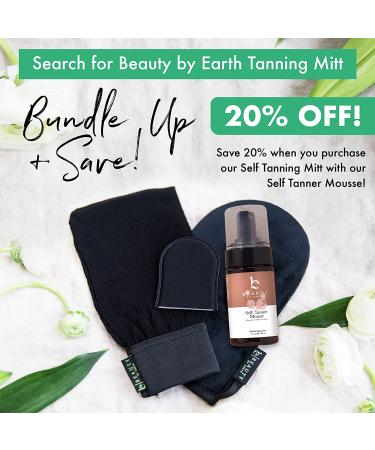 Beauty by Earth Self Tanner Mousse - Natural Medium to Dark Sunless Tanner for Face & Body (3.3 Fl Oz) - Buy Online on GoSupps.com