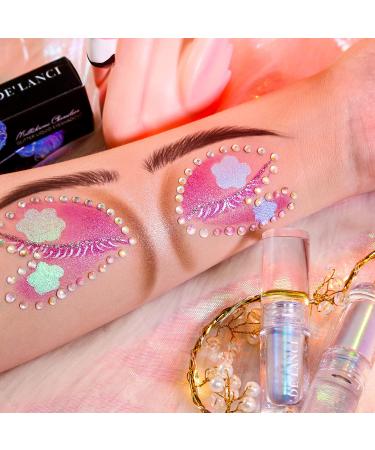 DE'LANCI Liquid Duochrome Eyeshadow - Intense Metallic Blue Makeup (06 UNICORN) - Buy Online on GoSupps.com