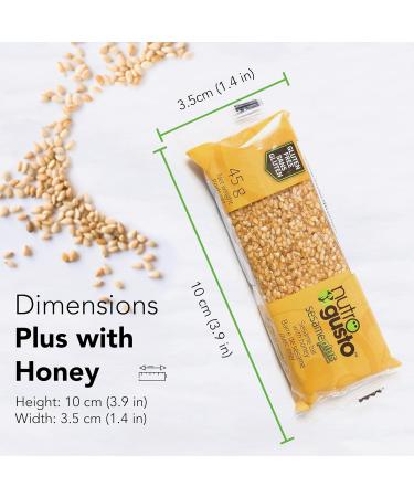NutroGusto Sesame Bars Cholesterol Free Gluten Free Healthy Snack Bar (Plus with Honey - 36 Bars x 45g) - Buy Online on GoSupps.com