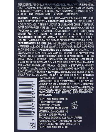 Ralph Lauren Polo Black 2.5 oz Eau de Toilette Spray for Men - Authentic Fragrance - Buy Online on GoSupps.com
