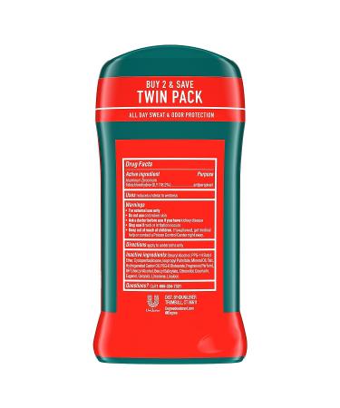 Degree Men Sport Antiperspirant Deodorant Twin Pack, 2.7 oz - 48-Hour Sweat & Odor Protection - Buy Online on GoSupps.com