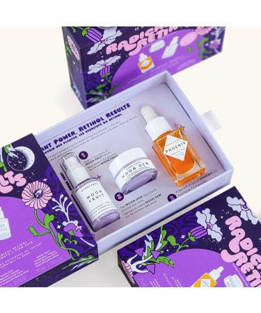 Herbivore Botanicals Radical Retinalts Set - Moon Fruit Serum, Moon Dew Eye Cream & Phoenix Face Oil - Buy Online on GoSupps.com