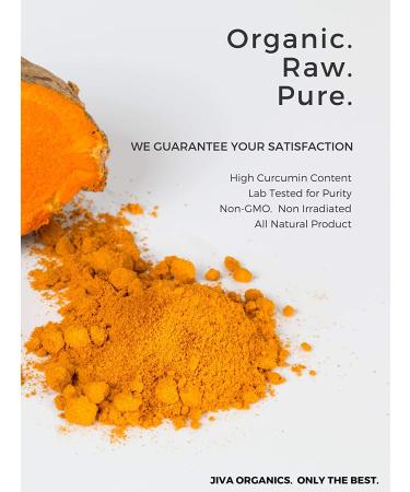 Jiva Organics Organic Turmeric Powder 7 oz - Pure, Premium Spice for Health - Buy Online on GoSupps.com