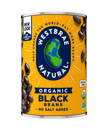 Westbrae Natural Organic Black Beans, 15 Ounce