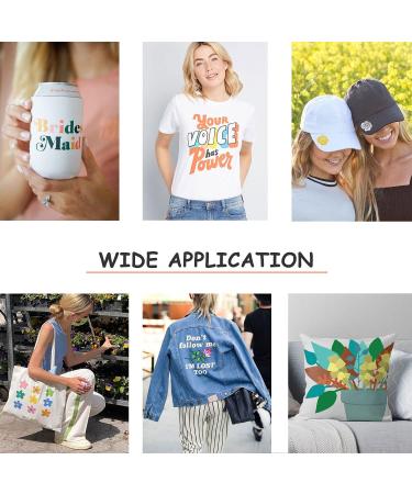 HTVRONT HTV Heat Transfer Vinyl Bundle: 80 Pack 12 x 10 Iron on Vinyl for T-Shirt 39 Assorted Colors with Vinyl Accessories Tweezers for Cricut Silhouette Cameo or Heat Press Machine 1 count (Pack of 80) 80 - Buy Online on GoSupps.com