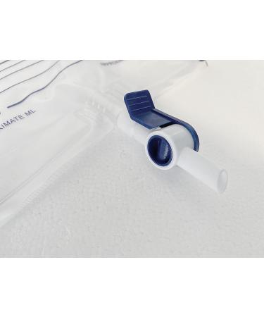 10pcs Box of Urine Drainage Bag 2000ml Capacity STERILE Overnight Urine Bags with Lever Tap Valve and 90cm Tube - Drainable Urinary Bags - Non-Latex Bedside Urinary Night Bags 2 l (Pack of 10) - Buy Online on GoSupps.com
