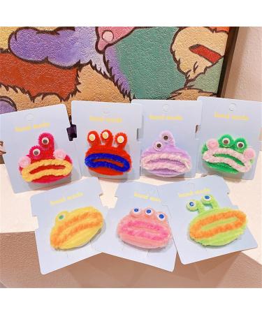 Creative Large Mouth Frog Shape Hairpin For Girls Carnival Taking Photo Hair Barrettes Aesthetics Plush Hair Accessories Cute Plush Hair Clips Plush Twist Frog Hair Clip Plush Hair Claw Clip Plush Green - Buy Online on GoSupps.com