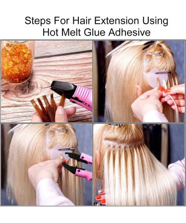 Hair Extension Keratin Glue Granules Strong Bond Multi-purpose Odorless High-viscosity Resin for HotExtensions 100g - Buy Online on GoSupps.com
