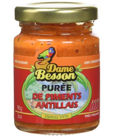Dame Besson Pepper Puree (90 g x Pack of 3) 270g