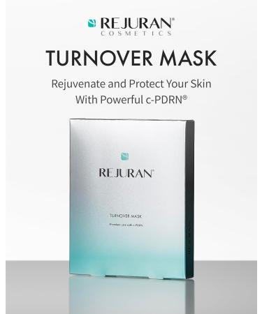 REJURAN Turnover Skincare Set with c-PDRN Salmon DNA Face Serum & Sheet Mask Duo for Firming Hydrating and Radiant Glass Skin Korean Anti-Aging Ampoule & Mask (1.69 fl oz + 5 Masks) - Buy Online on GoSupps.com