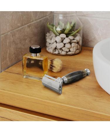 Velure Safety Razor - Premium Double Edge Razor for Men & Women | Quality Shaving with Wooden Handle & 10 Platinum-Coated Blades - Buy Online on GoSupps.com