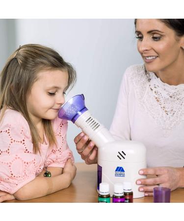 MABIS Facial Steamer & Inhaler: FSA Eligible Vaporizer with Aromatherapy Diffuser for Sinus Relief, Congestion, Colds & Coughs - Buy Online on GoSupps.com