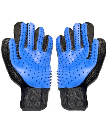 IDEARES Pet Grooming Glove Upgraded Pet Brush Glove with 259 pins Grooming Mitt For Dogs Cats Rabbits & Horses with Long/Short/Curly Hair 2 pieces(pair) - Buy Online on GoSupps.com